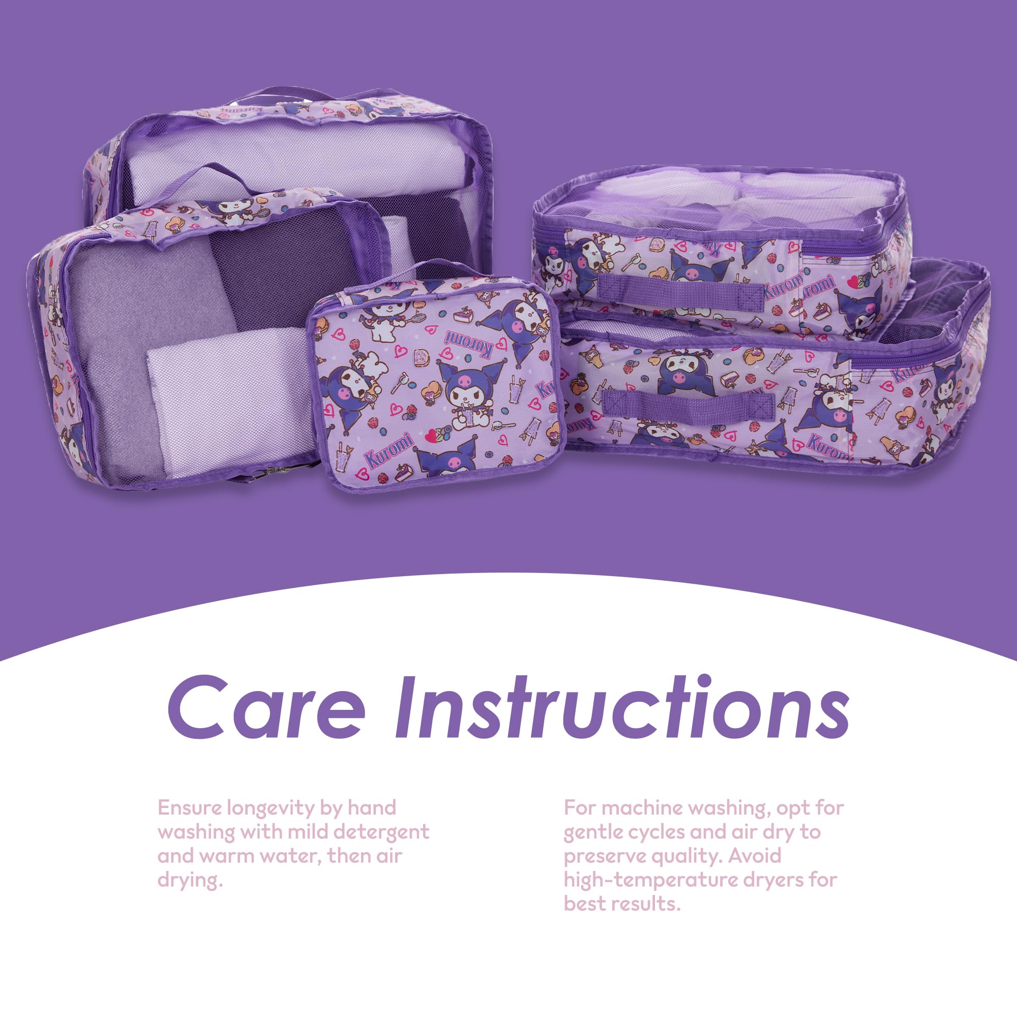 Amazon.com: Sanrio's Hello Kitty Packing Cubes - 5 Piece Packing